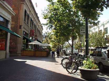 Downtown Boise was very clean and quite lively.