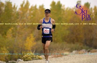Clearly, this photo of me was taken early in the race because I was smiling. Photo: SkiPix.com. Clearly, this photo of me was taken early in the race because I was smiling.