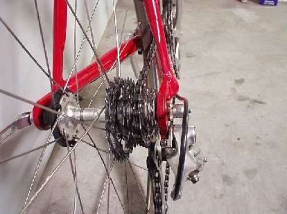 A real shocker: in Feb. 2003 on a training ride, the 2 largest cogs on my 9-speed Shimano Ultegra cassette had SHEARED OFF!  I replaced it with an SRAM cassette after that...