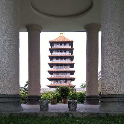 Pagoda at the Buddha Memorial Center in Taiwan. Pagoda at the Buddha Memorial Center in Taiwan.