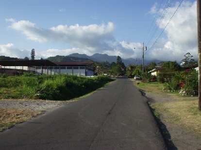 Boquete is surrounded by lush mountains on almost all sides. This is the view of one of them.