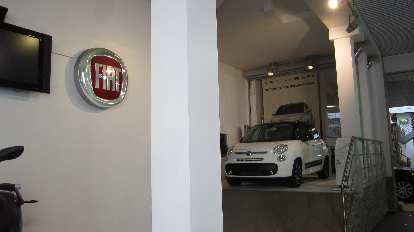 Fiat dealership.