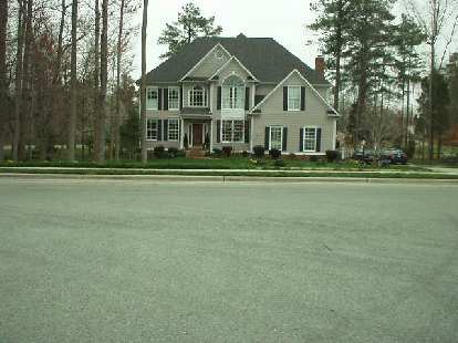 There were also newer homes like this one. There were also newer homes like this one.