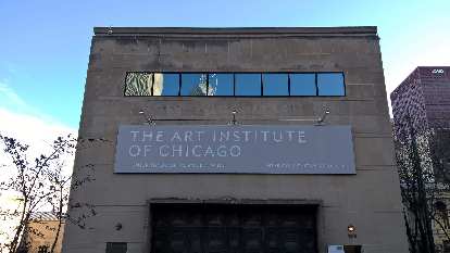 Art Institute of Chicago sign.