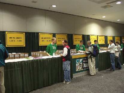 The expo for the Chicago Marathon was absolutely huge.  This is where we picked up our registration materials.