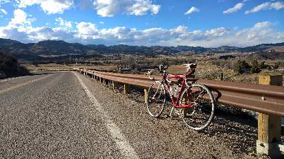 red Cannondale 3.0, Bingham Hill, Fort Collins