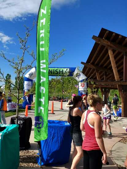 Green Events, the organizer of the Colorado Run nowadays, strives for zero waste.