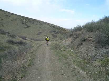 Coyote Ridge is popular with mountain bikers. Coyote Ridge is popular with mountain bikers.