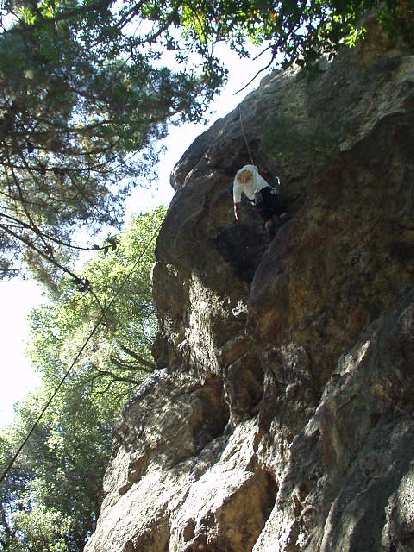 Sonny made the 5.10a "Farewell to Arms" look easy. Sonny made the 5.10a "Farewell to Arms" look easy.