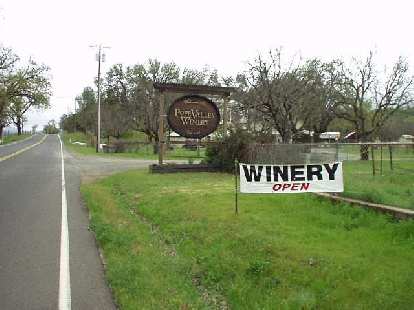 Mile 121, 4:01 p.m.: Passing by the Pope Valley Winery, one of the several wineries we passed, including the Guenoc one. Still 67 miles to go, with rain and darkness on the way! Mile 121, 4:01 p.m.: Passing by the Pope Valley Winery, one of the several wineries we passed, including the Guenoc one. Still 67 miles to go, with rain and darkness on the way!