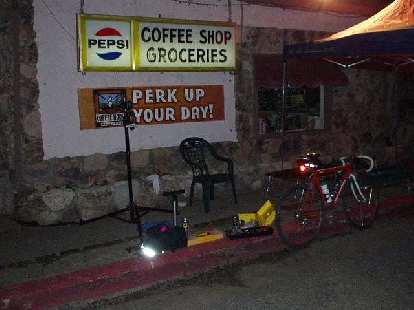 Mile 332, 11:25 p.m.: Almost there: last checkpoint on the road, at the Moscowite Corner Store. The staff here was super friendly and helpful. Afterwards, the last 40 miles proved to be no problem. Next destination: Paris-Brest-Paris!!! Mile 332, 11:25 p.m.: Almost there: last checkpoint on the road, at the Moscowite Corner Store. The staff here was super friendly and helpful. Afterwards, the last 40 miles proved to be no problem. Next destination: Paris-Brest-Paris!!!