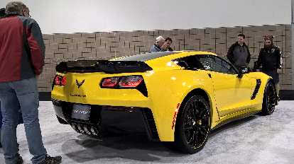 Yellow 2016 Chevrolet Corvette. Yellow 2016 Chevrolet Corvette.