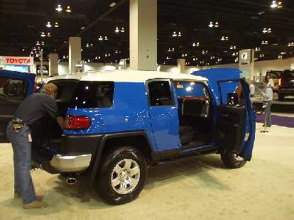 Another odd truck... the Toyota FJ Cruiser. Another odd truck... the Toyota FJ Cruiser.