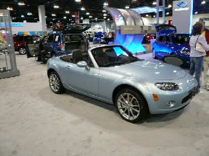 The 3rd generation Miata. I liked this color (kind of a bluish metalic gray). Photo: The 3rd generation Miata. I liked this color (kind of a bluish metalic gray).