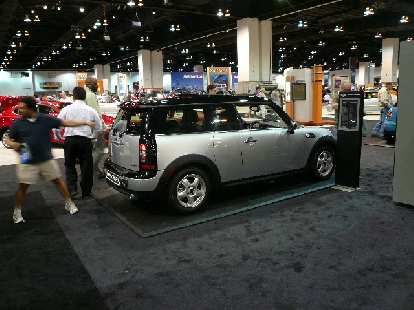 The new MINI Clubman. Note the Saturn SC-like "suicide" door (but on the right side instead of the left side like the Saturn). Photo: The new MINI Clubman. Note the Saturn SC-like "suicide" door (but on the right side instead of the left side like the Saturn).