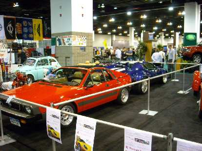 A Lancia Scropion and Pantera. A Lancia Scropion and Pantera.