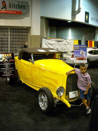 A Ford hot rod from the Depression era. A Ford hot rod from the Depression era.