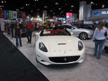 You don't see too many Ferraris in white, but here is a Ferrari California in that color. You don't see too many Ferraris in white, but here is a Ferrari California in that color.