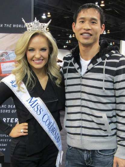 This is 2013 Miss Colorado Hannah Porter and me.