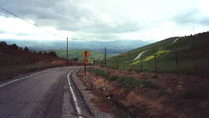Verdant hillsides in Morgan Territory in the 2000 Devil Mountain Double Century. verdant hillsides, Morgan Territory, 2000 Devil Mountain Double Century