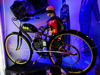 The Batwhiz bike. The Batwhiz bike.