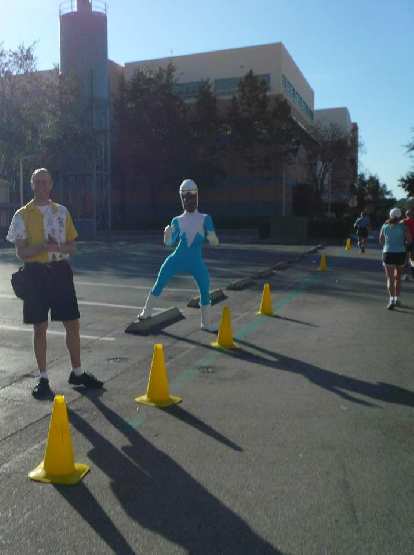 [Mile 23, 9:23 a.m.] Frozone from The Incredibles.