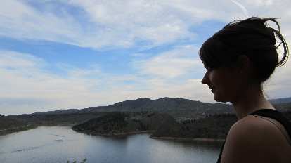Overlooking the Horsetooth Reservoir. Overlooking the Horsetooth Reservoir.