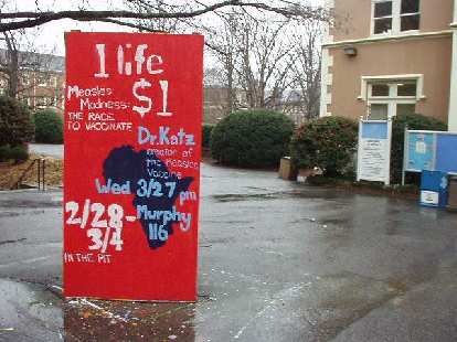 1 life $1 Dr. Katz sign, Duke University
