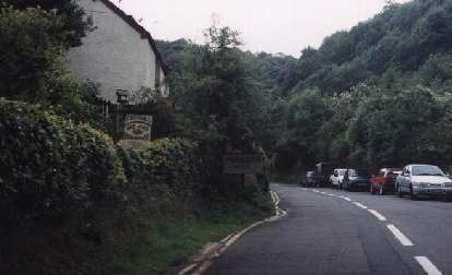 Porlock Hill. It's steep! (15 Aug 2000) Porlock Hill. It's steep!