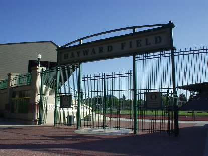 For a dose of inspiration before the Foot Traffic Flat Marathon in Portland, I stopped at Hayward Field in Eugene where legends were born.