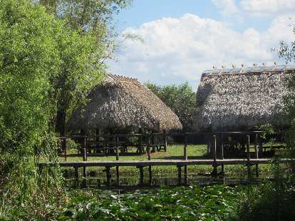 Huts that some of the Native Americans lived in. (09 Feb 2013) Huts that some of the Native Americans lived in.