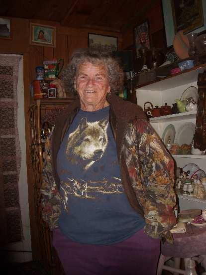 Rose Grier, the active 87-year-old who owned the antique shop. She saved me. Rose Grier, the active 87-year-old who owned the antique shop. She saved me.
