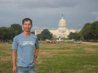 In front of the United States Capitol.