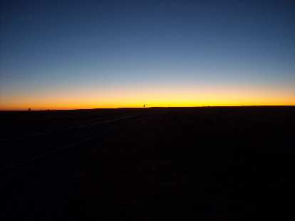 7:00 a.m. sunrise. Photo: 7:00 a.m. sunrise.