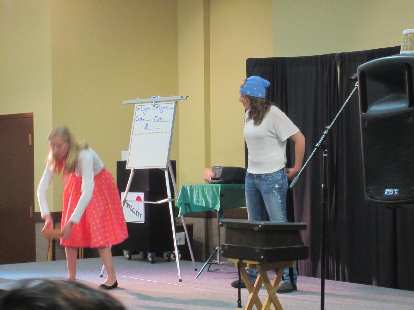 Kelly got to be part of the Presto Digitators Magic Show! Kelly got to be part of the Presto Digitators Magic Show!