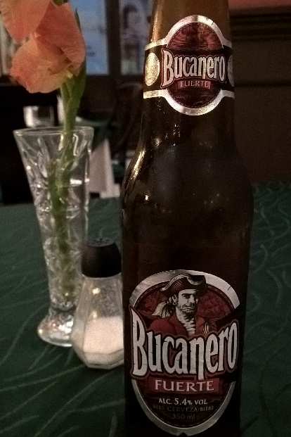 Bucanero is a heavily advertised beer in Cuba.