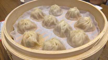 XiaoLongBao, a soup dumpling specialty of the worldwide Din Tai Fung restaurant chain, in Kaohsiung City.