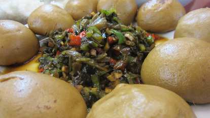 Vegetable stuffing to eat with steamed buns.