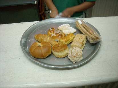 The pastries we got at the panader