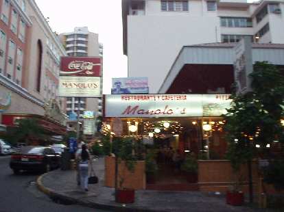 My favorite restaurant in Panama City was Cafeteria Manolo's, shown here. (11 Mar 2007) Photo: My favorite restaurant in Panama City was Cafeteria Manolo's, shown here.
