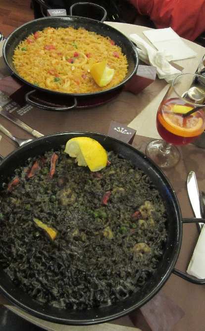 Paella in Barcelona. Paella in Barcelona.