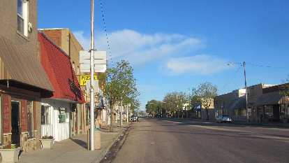 Downtown Ault, CO. downtown Ault, CO
