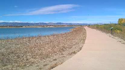 The Poudre River Trail through the Arapahoe Bend Natural Area in Fort Collins.