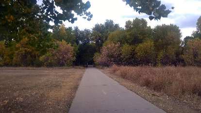 The Hickory Trail north of Lee Martinez Park.