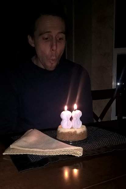 celebrating Alberto's birthday
