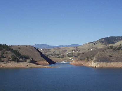 The Horsetooth Reservoir. The Horsetooth Reservoir.