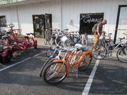Cruisers outside Gearage.