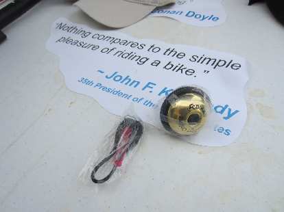 More schwag I won from the Bike Wizard.