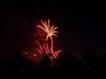 Fireworks at City Park. Fireworks at City Park.