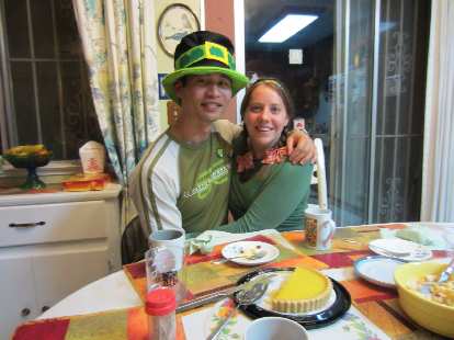 Kelly and I were wearing lots of green for St. Patrick's Day. Kelly and I were wearing lots of green for St. Patrick's Day.